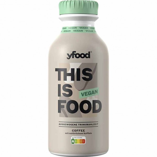 yFood Trinkmahlzeit Vegan Coffee 6x500ml=3L MHD:14.10.23