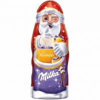 24x Milka Weihnachtsmann Knusper á 45g=1080g MHD:30.3.24