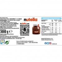 Nutella Brotaufstrich Party Edition Glas 3kg MHD:27.3.24