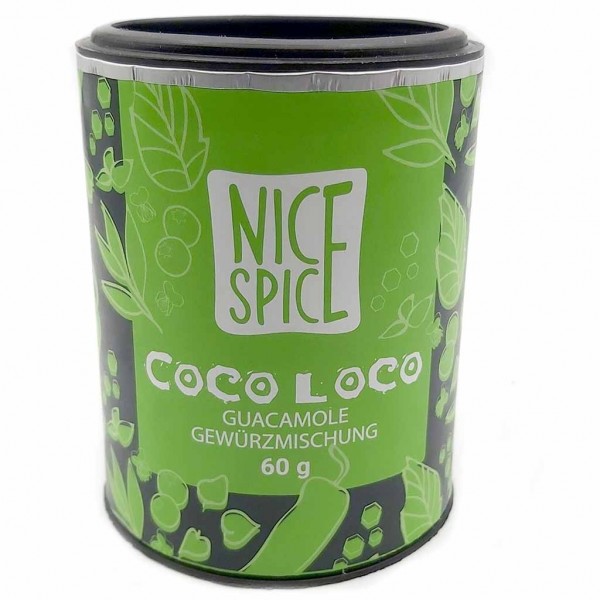 Nice Spice Coco Loco Guacamole Gewürzmischung 60g MHD:30.12.24
