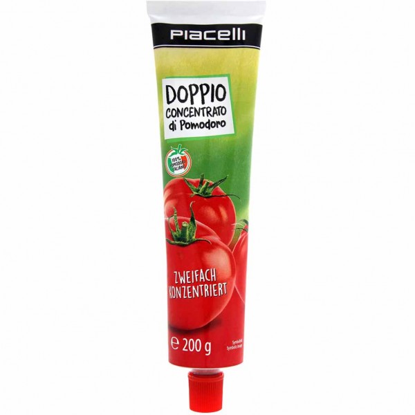 Piacelli Tomatenmark zweifach konzentriert 200g MHD:30.5.26