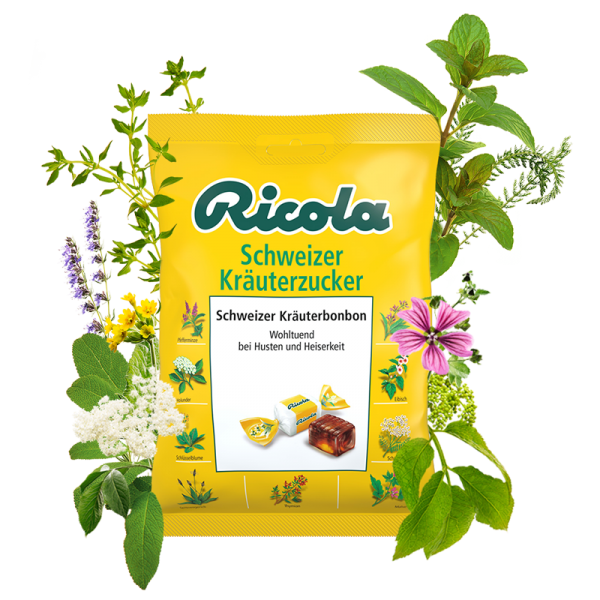 Ricola Schweizer Kräuterzucker, 75g Beutel