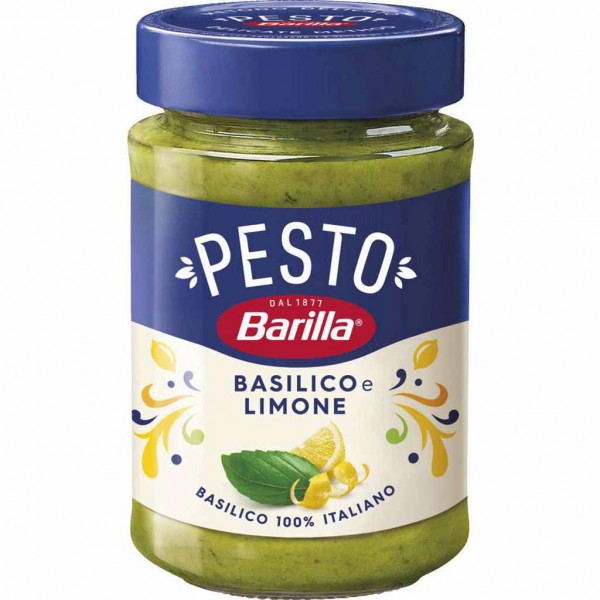 Barilla Pesto Basilico Limone 190g MHD:26.2.25
