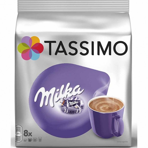 Tassimo Milka Kakaozubereitung 8 Kapseln MHD:22.1.25