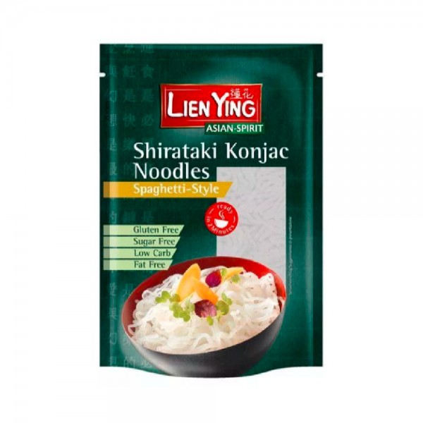 Lien Ying Shirataki Konjac Noodles Spagheti Style 200g MHD:14.5.25