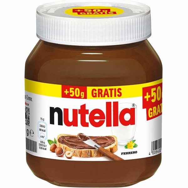 Nutella Brotaufstrich im Glas 500g MHD:14.11.24