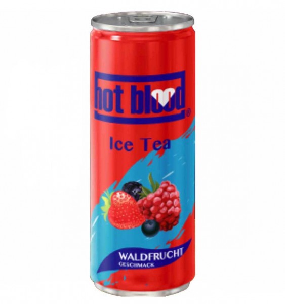 Hot Blood Ice Tea Waldfrucht 330ml