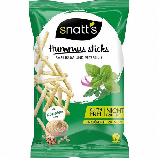 Snatts Hummus Sticks Mediteran 85g MHD:16.6.24