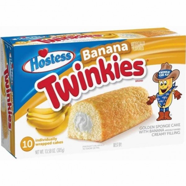 Hostess Twinkies Banana 10er 385g MHD:30.4.24