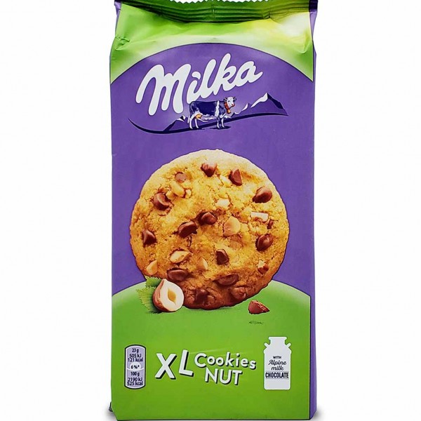 Milka XL Cookies Nut 184g MHD:1.8.22