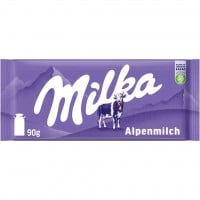 Milka Tafelschokolade Milka Tafelschokolade Alpenmilch 25x90g=2250g MHD:12.6.26