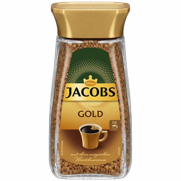 Jacobs löslicher Kaffee Gold 200g MHD:30.1.26