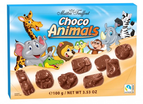Maitre Truffout Choco Animals 100 g