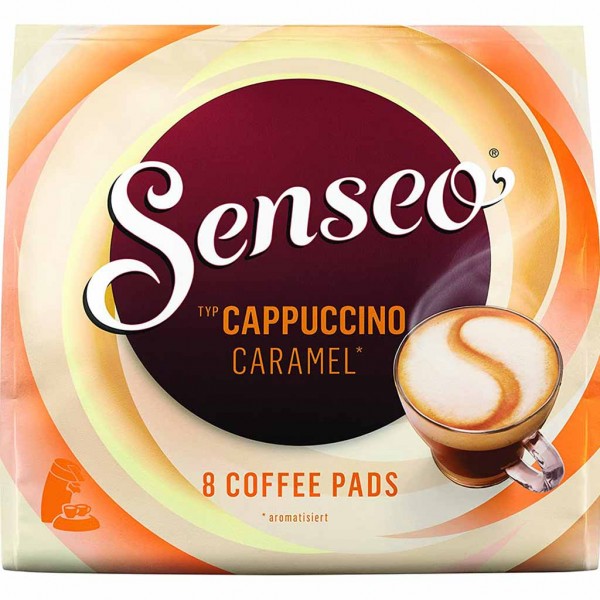 Senseo Kaffeepads Cappuccino Caramel 8er 92g MHD:24.5.23