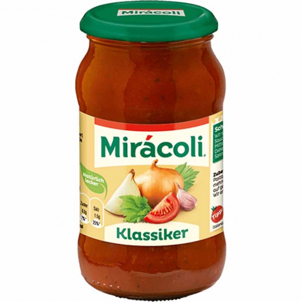 Miracoli Pasta-Sauce Klassiker 400g MHD:22.8.24