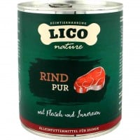 6x Lico nature Rind Pur á 800g=4,8kg MHD:24.9.25