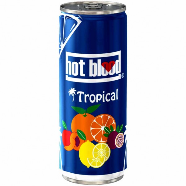 Hot Blood Tropical Erfrischungsgetränk 330ml