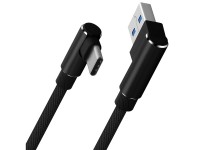 USB-C-Typ-C-Winkel-QC-Ladekabel zum Telefon, 1 m