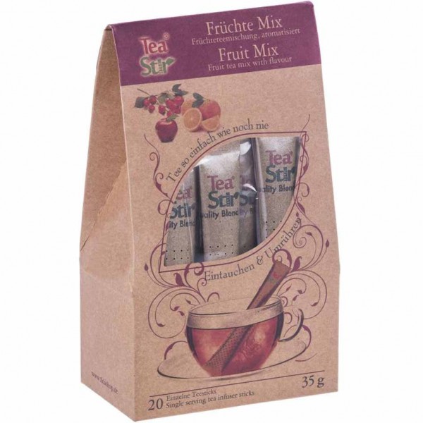 Tea Stir Tee Sticks Früchte Mix 20er 35g MHD:20.2.24