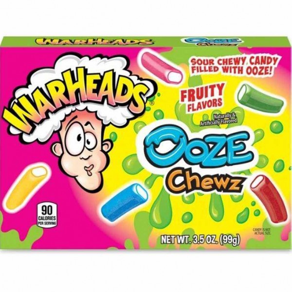 Warheads Ooze Chews saure Fruchtgummi 99g
