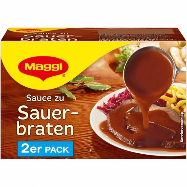 Maggi Sauce zu Sauerbraten 2er Pack für 500ml MHD:30.4.23