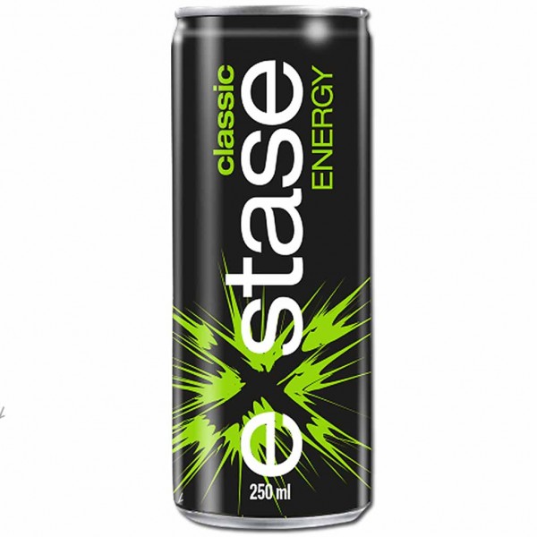 24x exstase Classic Energy Drink DOSE á 250ml=6L MHD:29.9.24
