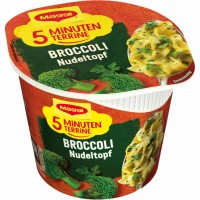 8x Maggi 5 Minuten Terrine Broccoli Nudeltopf á 50=400g MHD:28.2.25