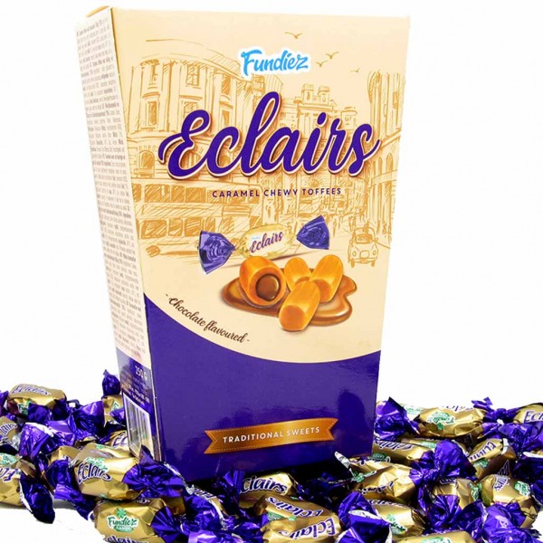 Fundiez Eclairs Toffee Bonbons Box 210g MHD:20.8.23