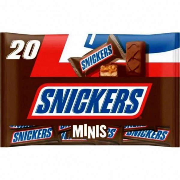 Snickers Minis Schokoriegel 20er 403g MHD:14.7.24