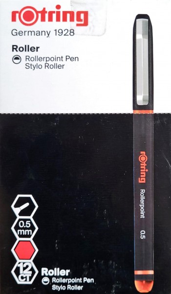 Rotring Rollerpoint Pen 12er Pack 0,7 mm rot