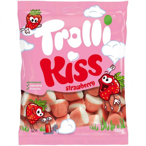 Trolli Strawberry Kiss 150g MHD:15.7.25