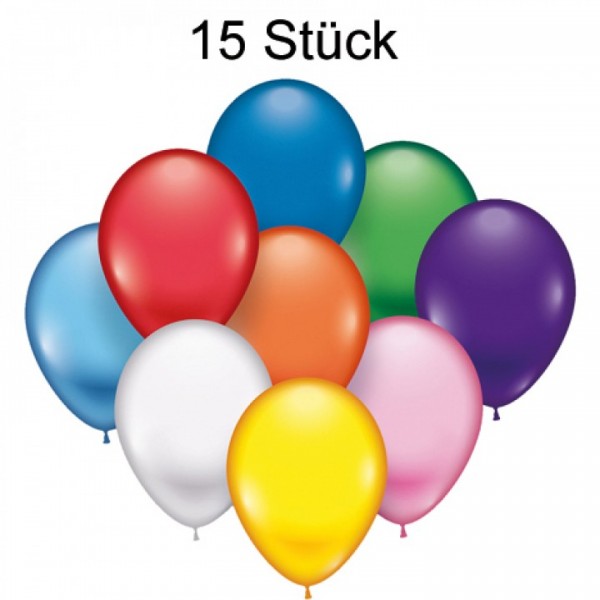Luftballons 15 Stück 22cm Durchmesser