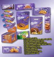 Milka MEGA Box mit 12 Milka MEGA Box mit 12 Milka Spezialitäten 3,51 kg , 4260243529706, SW40239