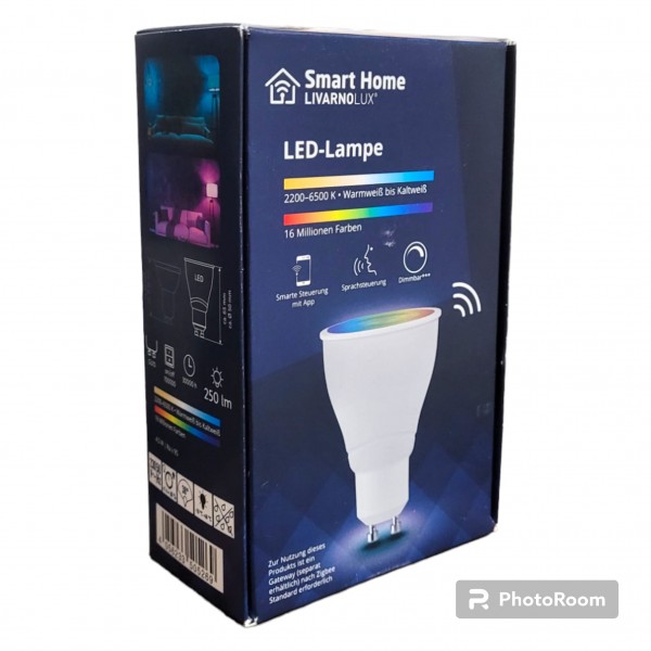 Livarnolux LED - Lampe Smart Home warmweiß bis Kaltweiß