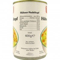 Tibaco Hühner-Nudeltopf Fertiggericht 400g MHD:30.12.26