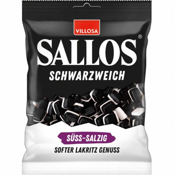 Villosa Sallos Schwarzweich softer Lakritz süß-salzig 200g MHD:28.2.25