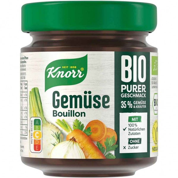 Knorr Bouillon Bio Gemüse 100g MHD:30.3.24