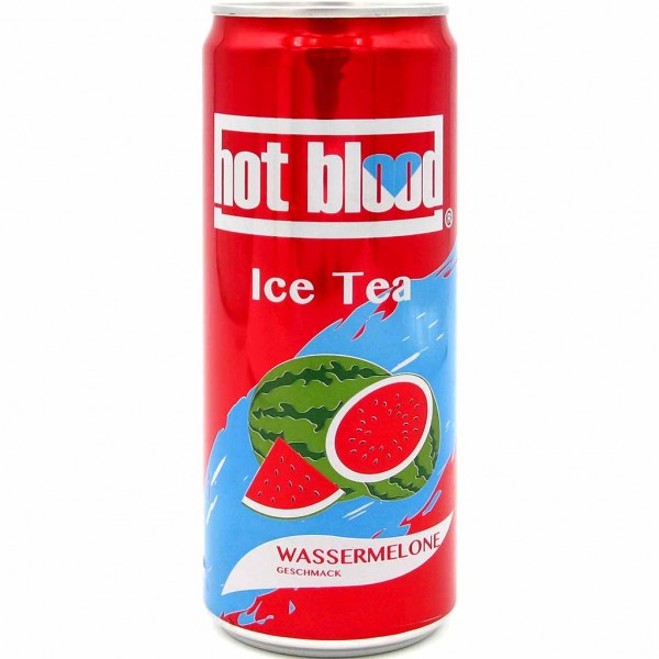 24x hot blood Ice Tea Wassermelone DOSE á 330ml=7,92L MHD:3.2.25