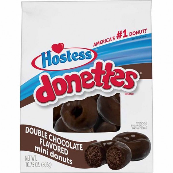 Hostess donettes mini Donuts double Chocolate 305g MHD:10.10.22