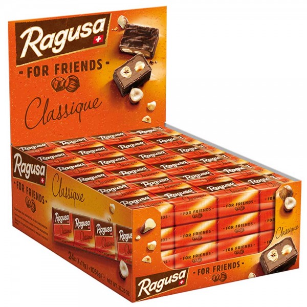 Ragusa For Friends Classique Schweizer Schokolade 24x4er=1056g MHD:30.11.23