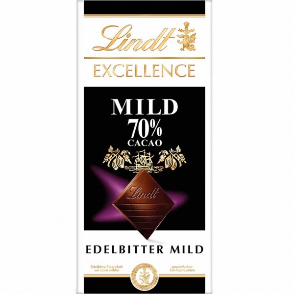 Lindt EXCELLENCE Mild 70% Cacao 100g MHD:30.5.25