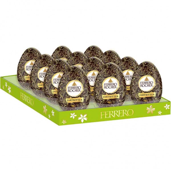 Ferrero Rocher Osterei Zartbitter 12x100g=1200g MHD:21.9.23