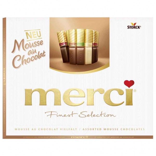merci Finest Selection Mousse au Chocolat 210g MHD:1.5.24