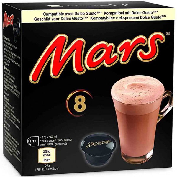 Mars Dolce Gusto Kapseln 8 Tassen 136g MHD:17.3.23