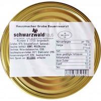 Schwarzwaldhaus Original Grobe Bauernwurst 200g MHD:23.10.24