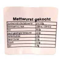 Hessenstolz Mettwurst gekocht 200g Glas MHD:20.11.24